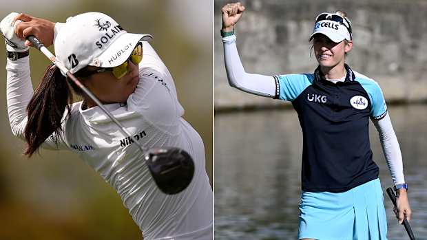Jin Young Ko and Nelly Korda.